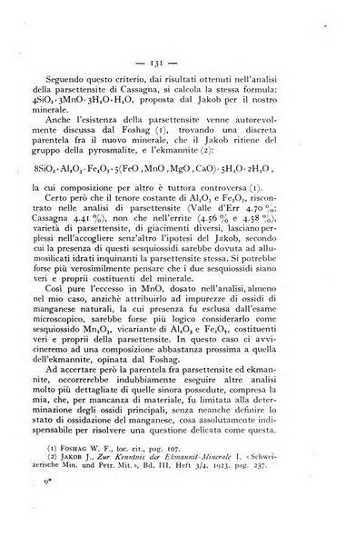 Periodico di Mineralogia