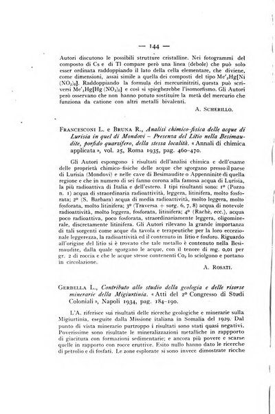 Periodico di Mineralogia