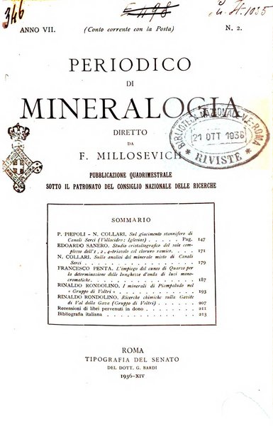 Periodico di Mineralogia