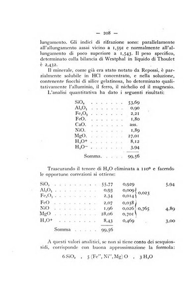 Periodico di Mineralogia