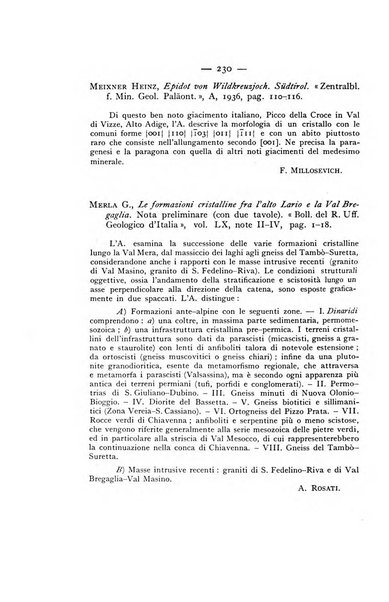 Periodico di Mineralogia