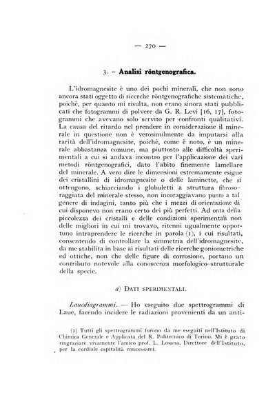 Periodico di Mineralogia