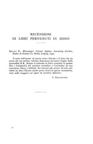 Periodico di Mineralogia