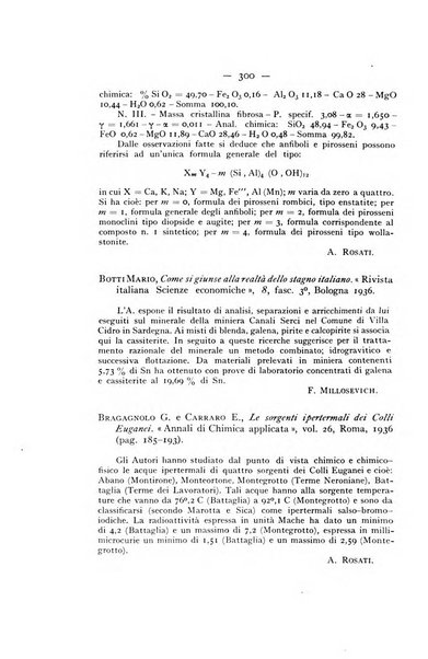 Periodico di Mineralogia