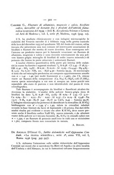 Periodico di Mineralogia