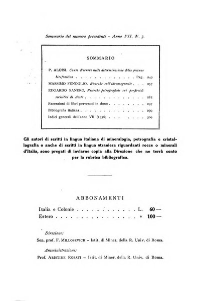 Periodico di Mineralogia