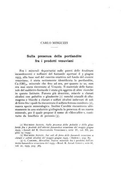 Periodico di Mineralogia