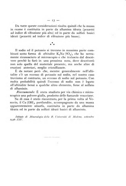 Periodico di Mineralogia