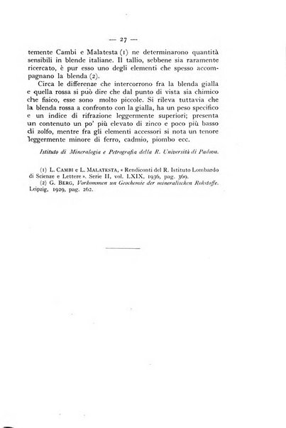 Periodico di Mineralogia