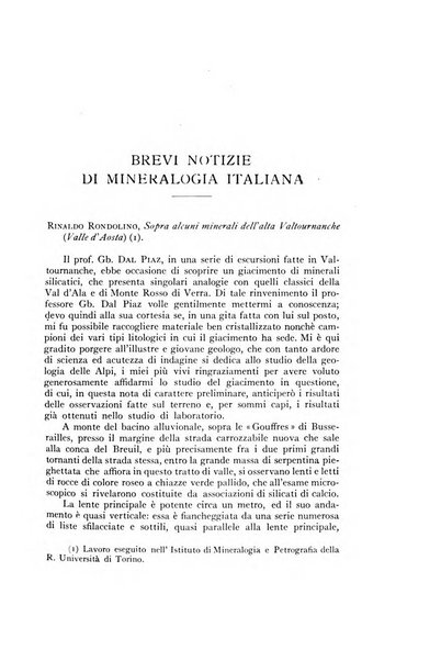 Periodico di Mineralogia