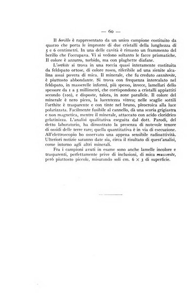 Periodico di Mineralogia