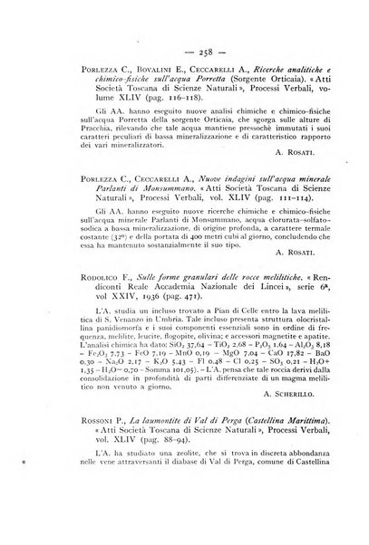 Periodico di Mineralogia