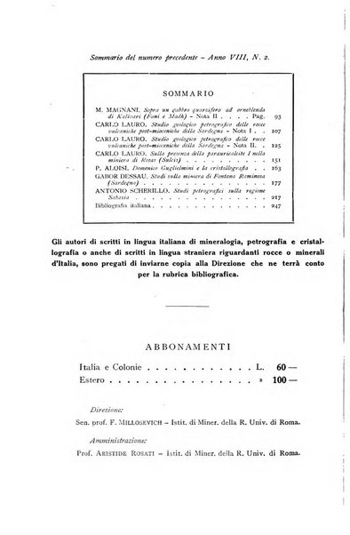 Periodico di Mineralogia