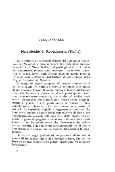 Periodico di Mineralogia