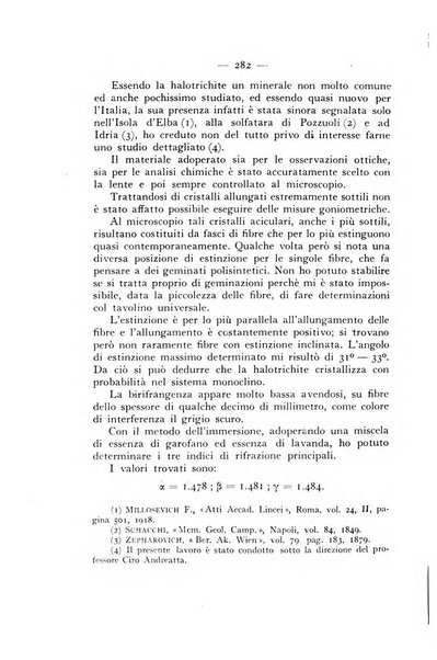 Periodico di Mineralogia