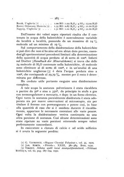 Periodico di Mineralogia