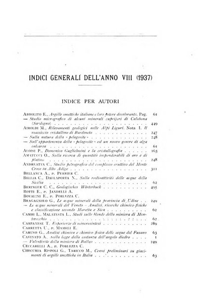 Periodico di Mineralogia