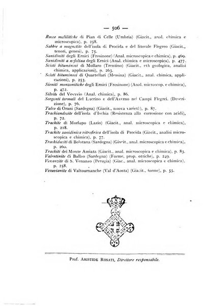 Periodico di Mineralogia