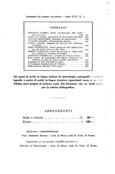 Periodico di Mineralogia