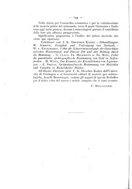 Periodico di Mineralogia