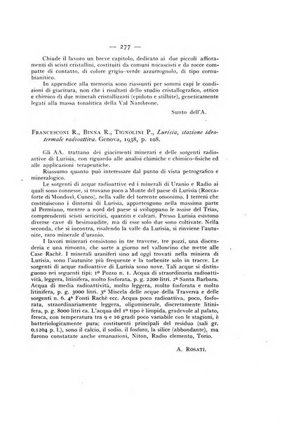 Periodico di Mineralogia