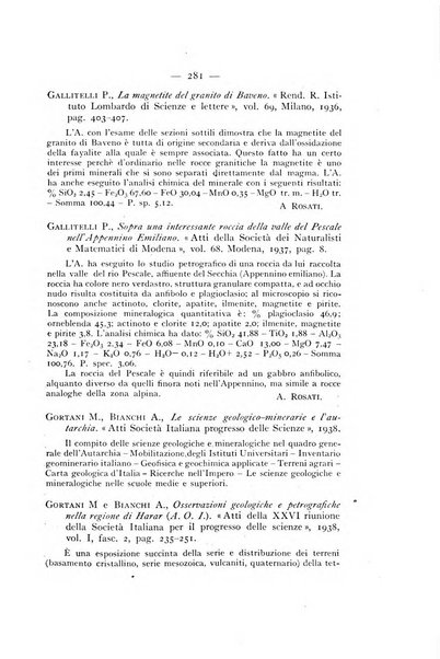 Periodico di Mineralogia