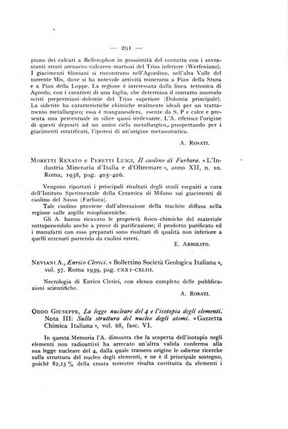 Periodico di Mineralogia