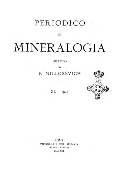 Periodico di Mineralogia