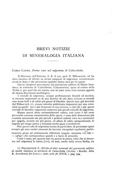 Periodico di Mineralogia