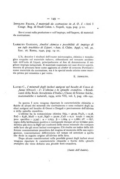 Periodico di Mineralogia