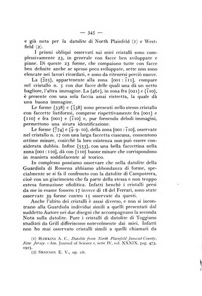 Periodico di Mineralogia