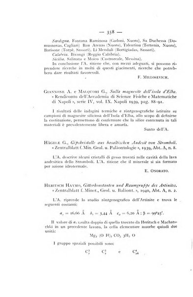 Periodico di Mineralogia