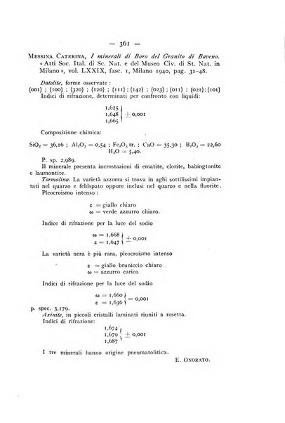 Periodico di Mineralogia