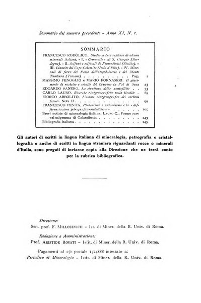 Periodico di Mineralogia