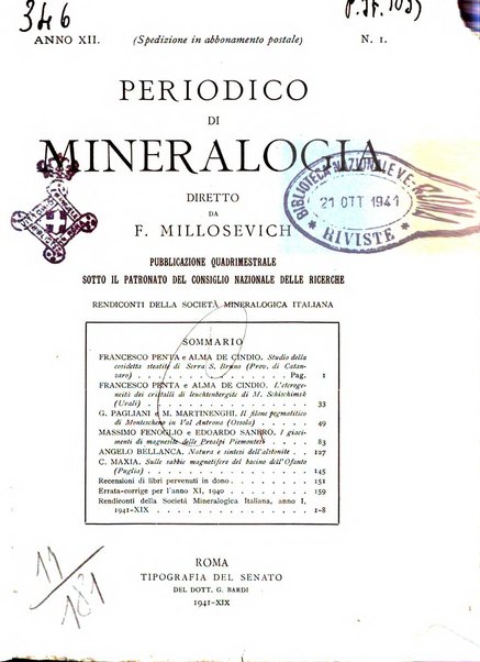 Periodico di Mineralogia