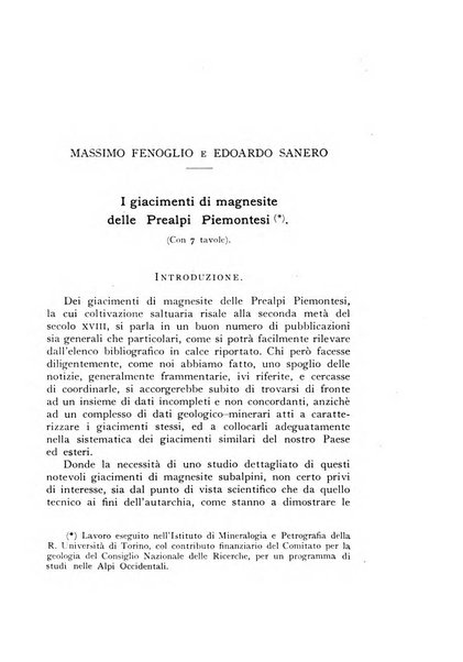 Periodico di Mineralogia