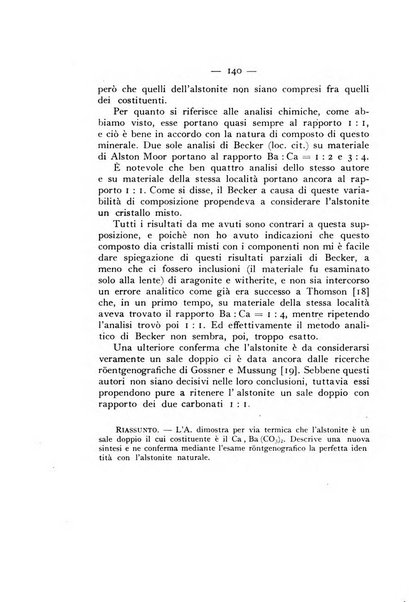 Periodico di Mineralogia