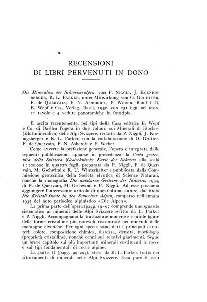 Periodico di Mineralogia