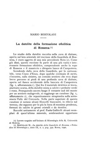 Periodico di Mineralogia