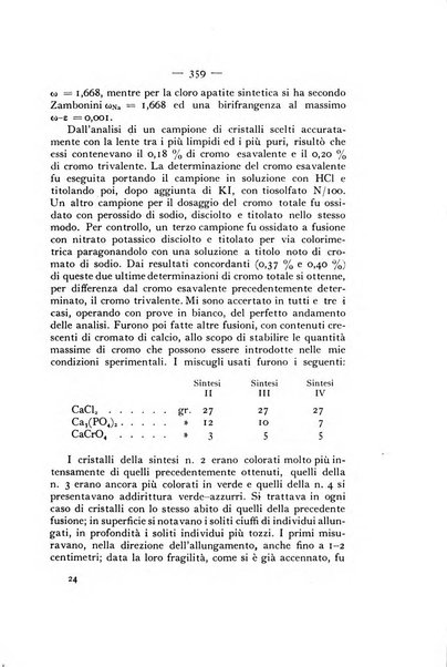 Periodico di Mineralogia