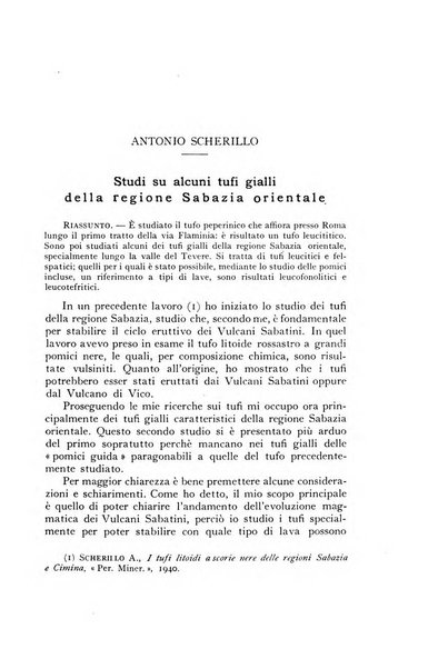 Periodico di Mineralogia