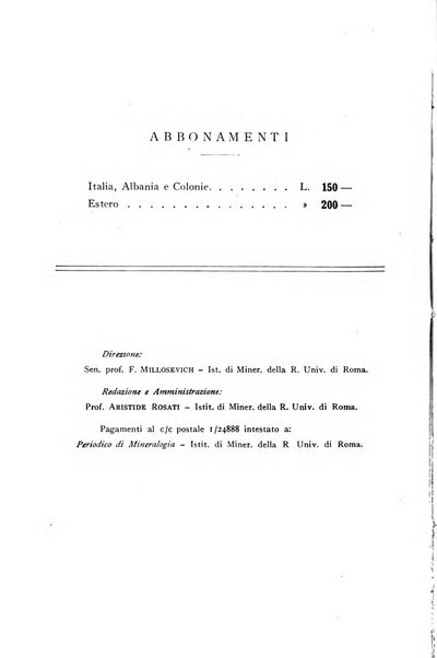 Periodico di Mineralogia