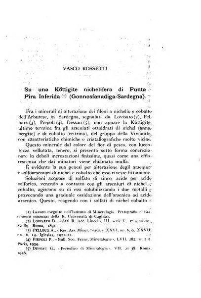 Periodico di Mineralogia