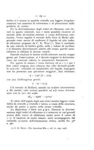 Periodico di Mineralogia