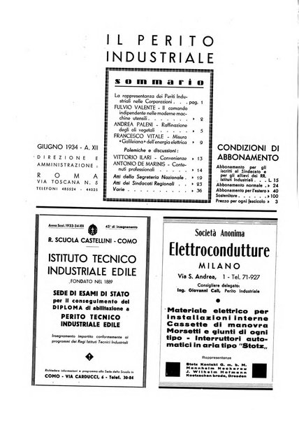 Il perito industriale rivista mensile