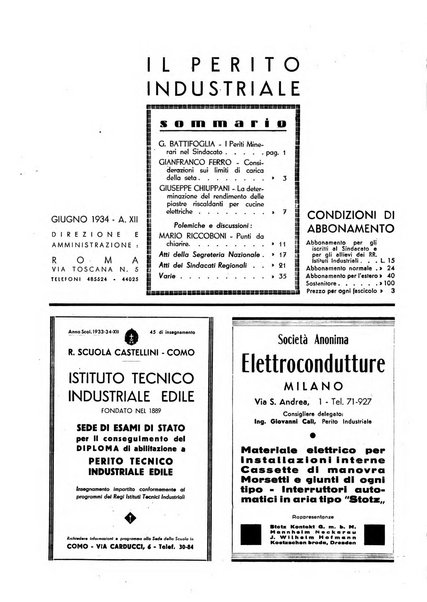 Il perito industriale rivista mensile