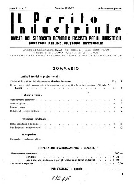 Il perito industriale rivista mensile