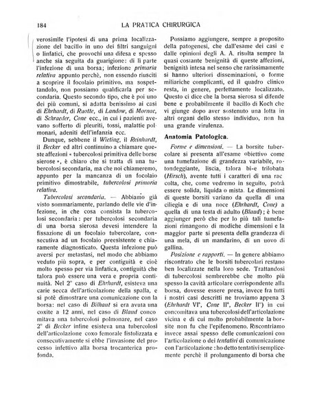 La pratica chirurgica e delle discipline affini Rivista bimensile