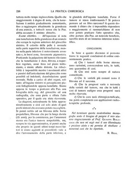 La pratica chirurgica e delle discipline affini Rivista bimensile