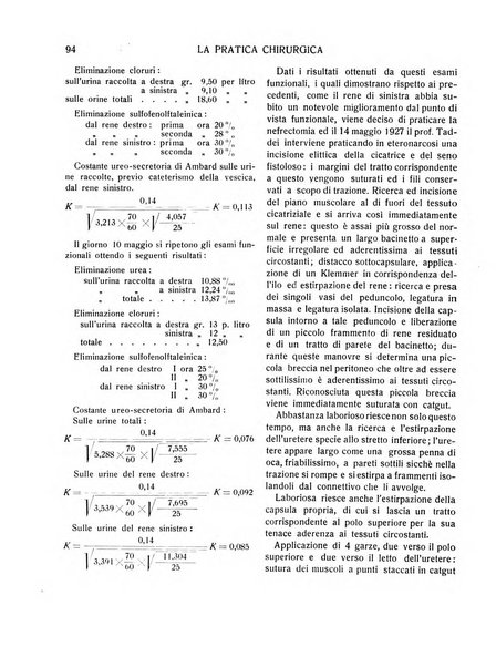 La pratica chirurgica e delle discipline affini Rivista bimensile